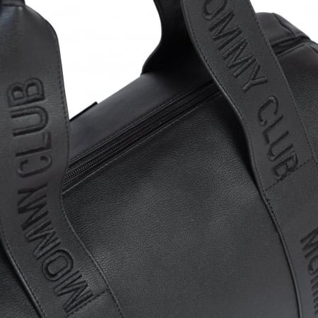 Childhome Geanta de infasat Mommy Club piele PU negru