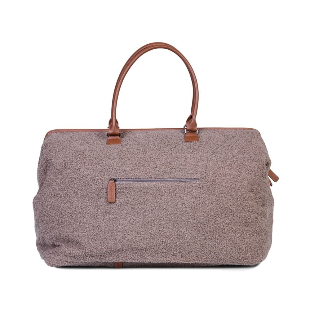 Childhome Geanta de infasat XL Mommy Bag Signature Teddy Soft Brown