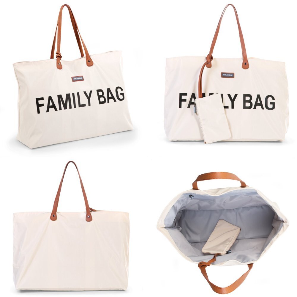Childhome Geanta Family Bag alb