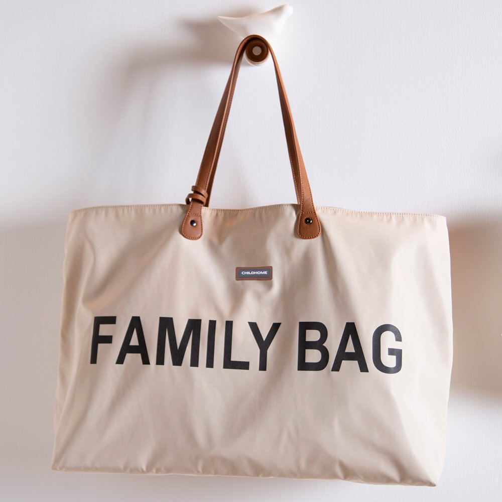 Childhome Geanta Family Bag alb