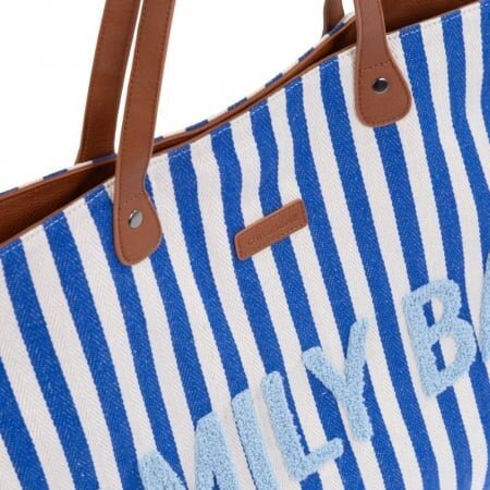 Childhome Geanta Family Bag albastru alb