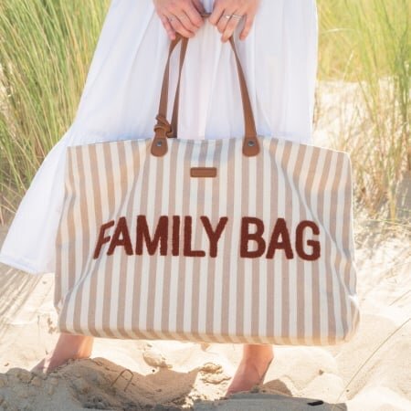 Childhome Geanta Family Bag nude alb