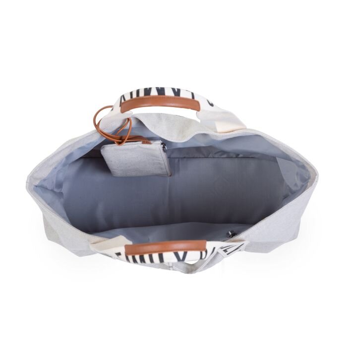 Childhome Geanta Family Bag Signature alb