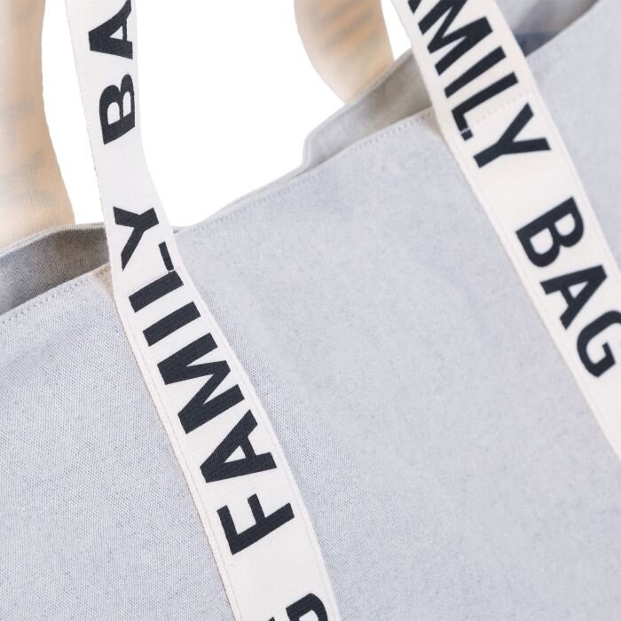 Childhome Geanta Family Bag Signature alb