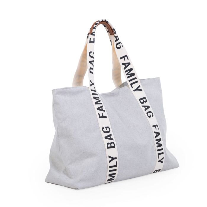 Childhome Geanta Family Bag Signature alb