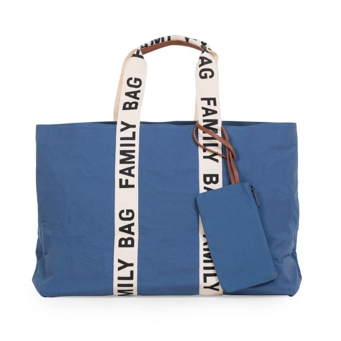 Childhome Geanta Family Bag Signature indigo