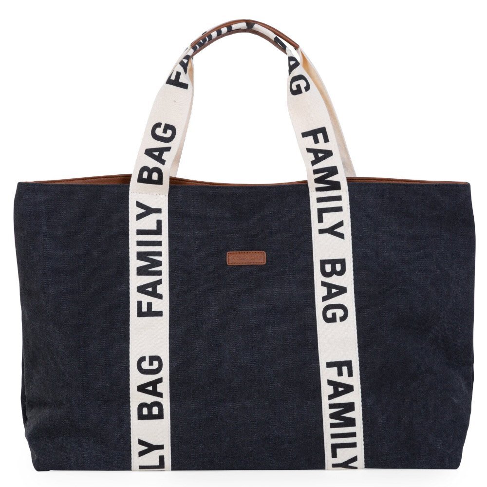 Childhome Geanta Family Bag Signature negru