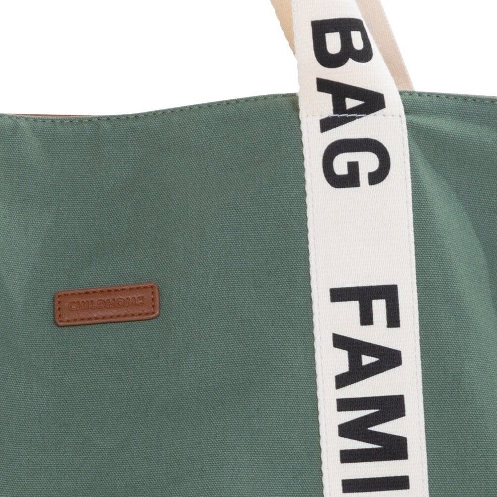 Childhome Geanta Family Bag Signature verde