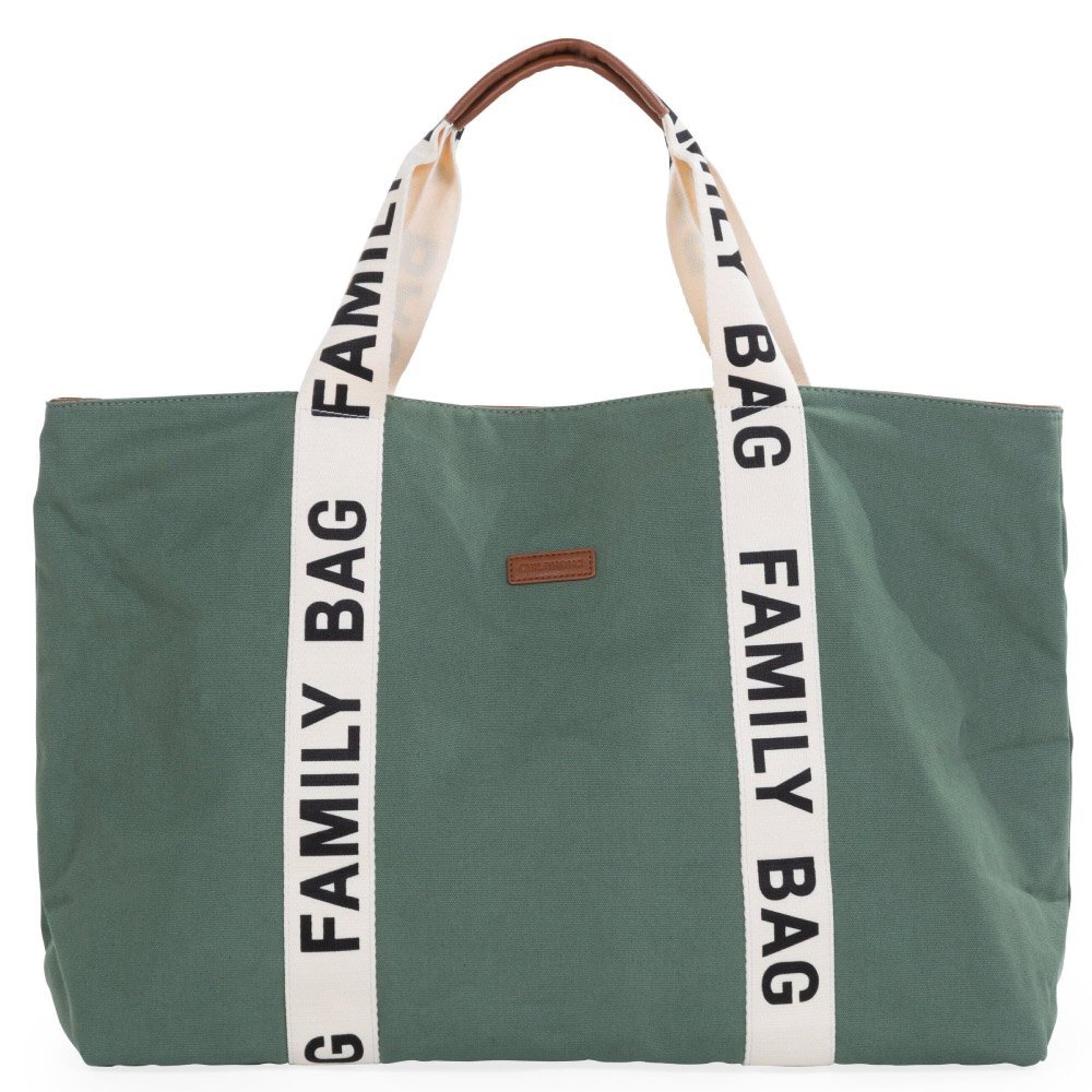 Childhome Geanta Family Bag Signature verde