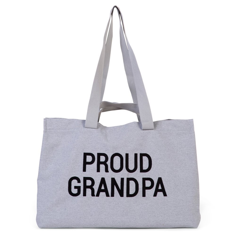 Childhome Geanta Proud Grandpa gri