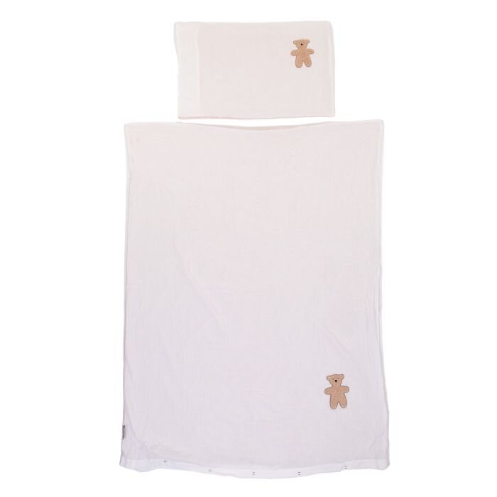 Childhome Husa pilota si fata de perna 100x140 cm JerseMuselina Tedy