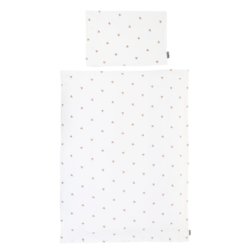 Childhome Husa pilota si fata de perna Jerse Muselina 100x140 cm inimioare