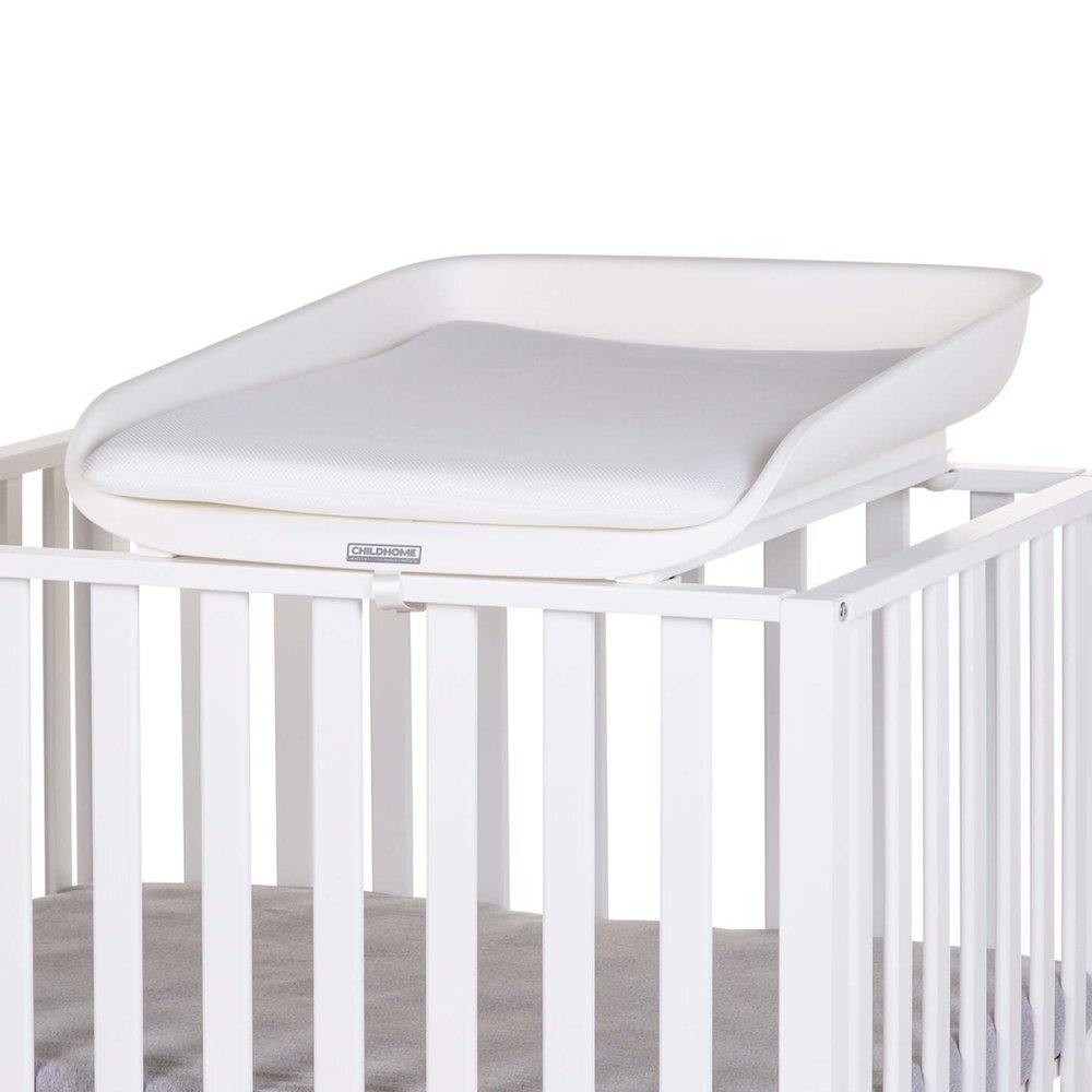Childhome Masa de infasat Evolux pentru patut 83x60 cm Alb
