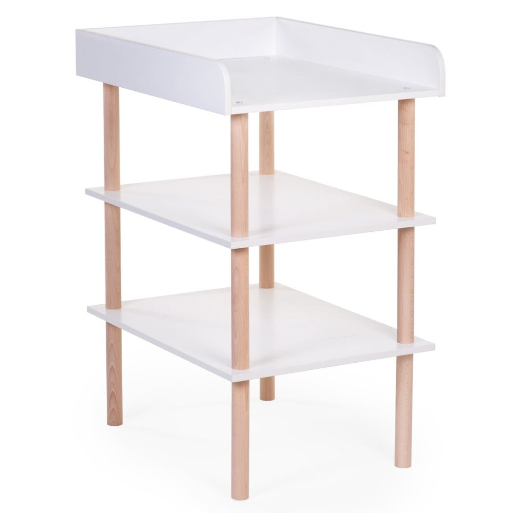 Childhome Masa de infasat natural alb