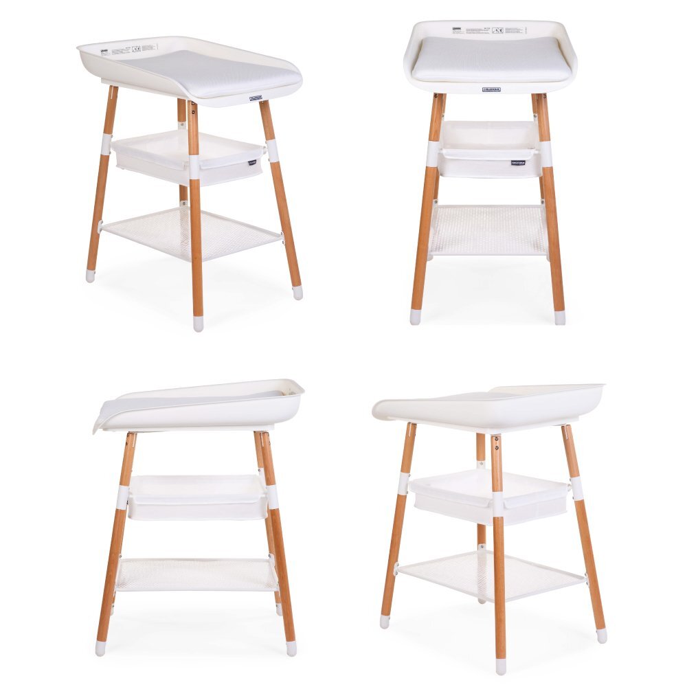 Childhome Masuta de infasat Evolux Natural Alb