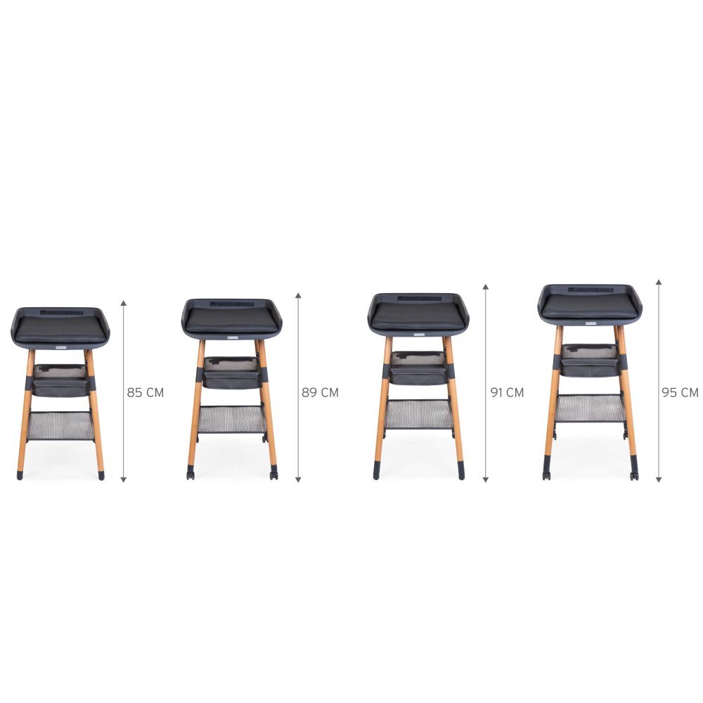 Childhome Masuta de infasat Evolux Natural Antracit