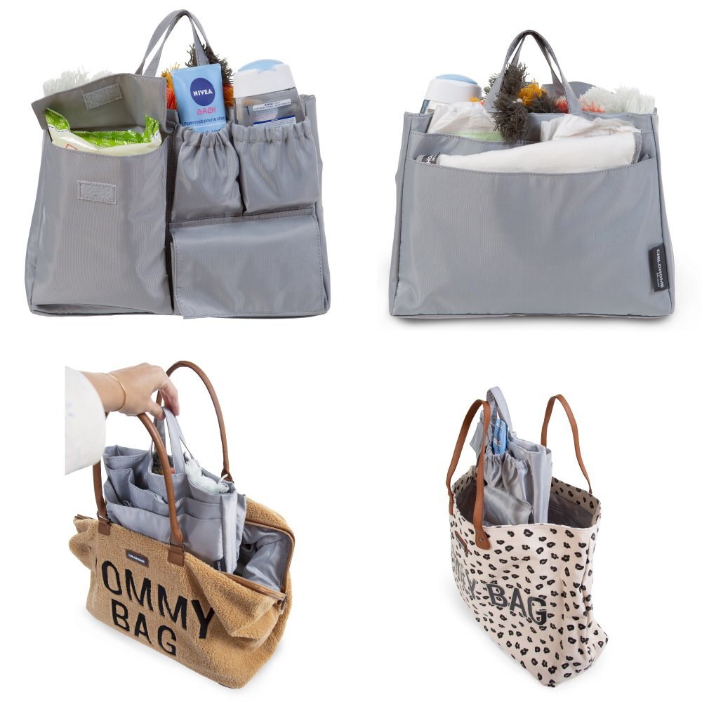 Childhome Organizator geanta 31x22.5x8.8 cm gri