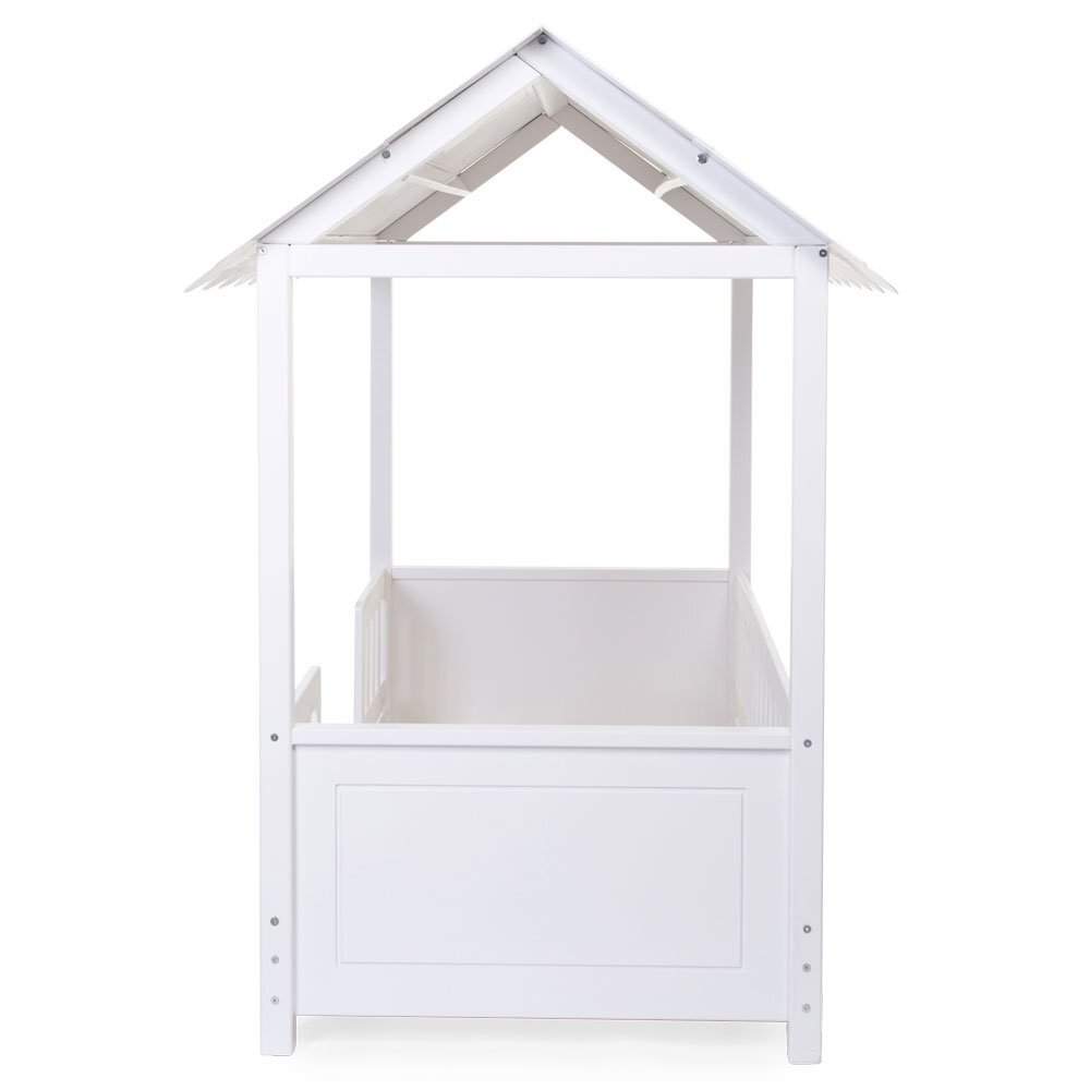 Childhome Pat Casuta cu protectii laterale 70x140 cm lemn alb
