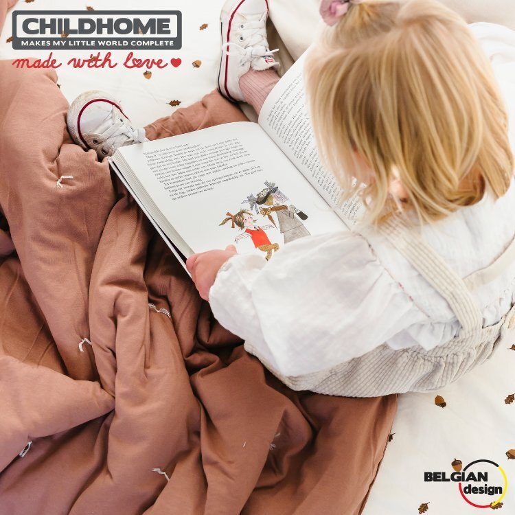 Childhome Patura matlasata Jerse ruginiu 140x100 cm