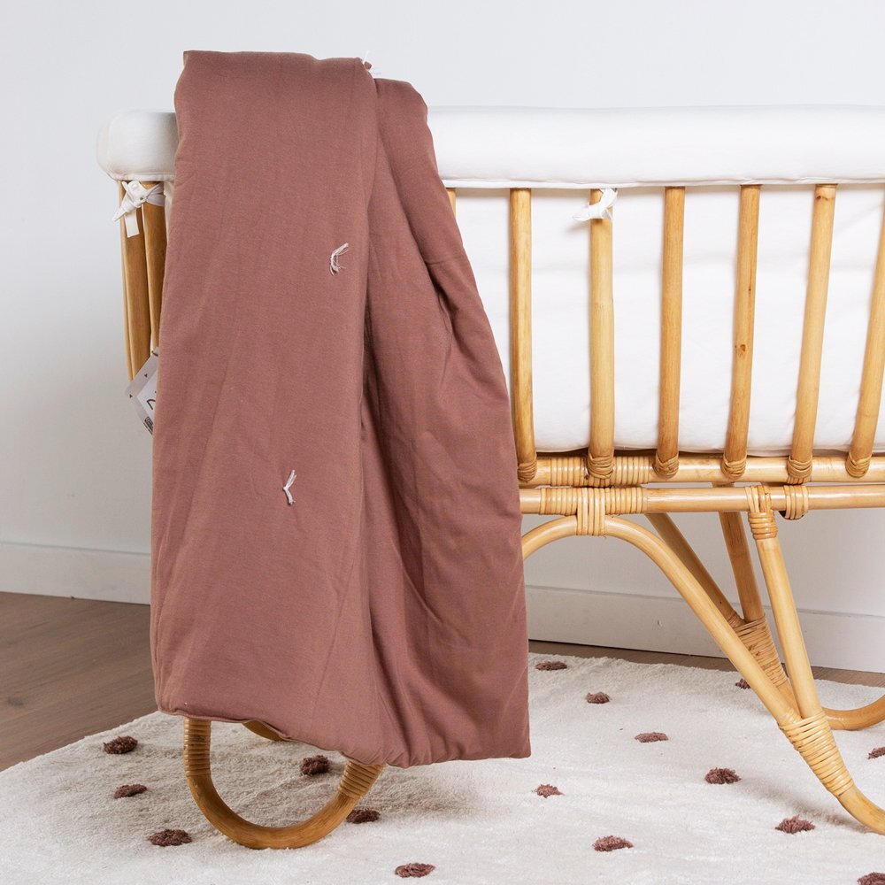 Childhome Patura matlasata Jerse ruginiu 140x100 cm
