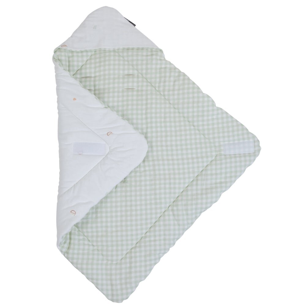 Childhome Paturica de infasat 75x75 cm jerse tetra verde