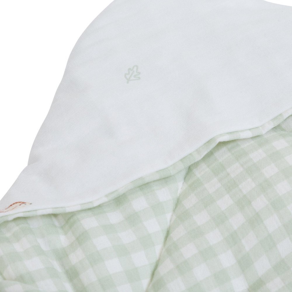 Childhome Paturica de infasat 75x75 cm jerse tetra verde