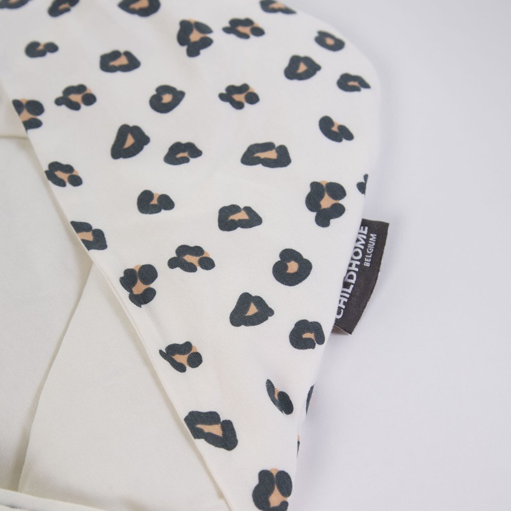 Childhome Paturica de infasat 75x75 cm JerseMuselina Leopard