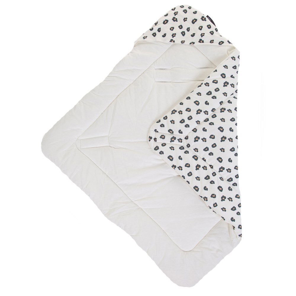 Childhome Paturica de infasat 75x75 cm JerseMuselina Leopard