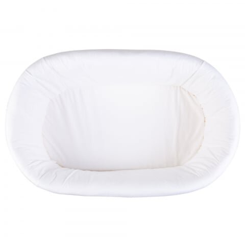 Childhome Patut balansoar din ratan cu saltea si husa jerse 90x70x71 cm