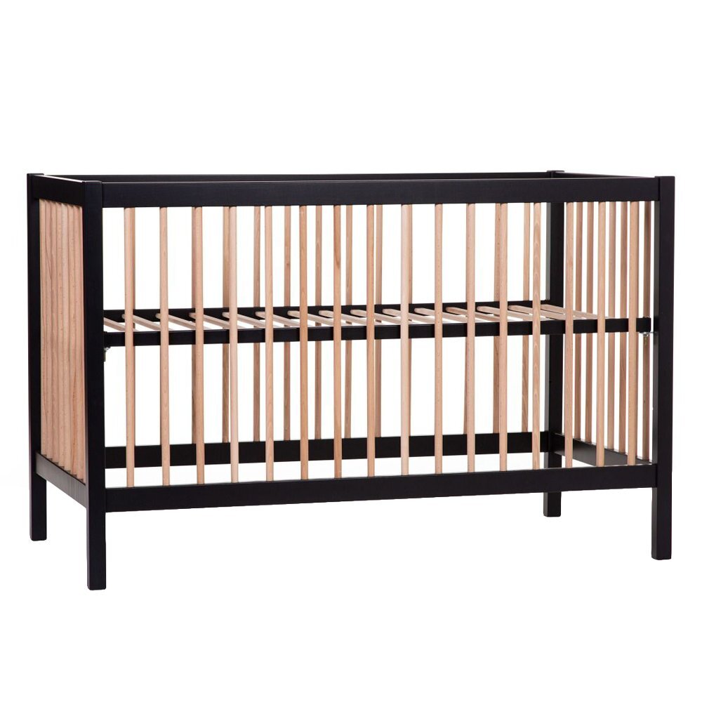 Childhome Patut Cot 97 fag 60x120 cm naturalnegru