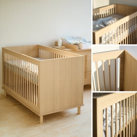 Childhome Patut Nordica Natural 70x140 cm