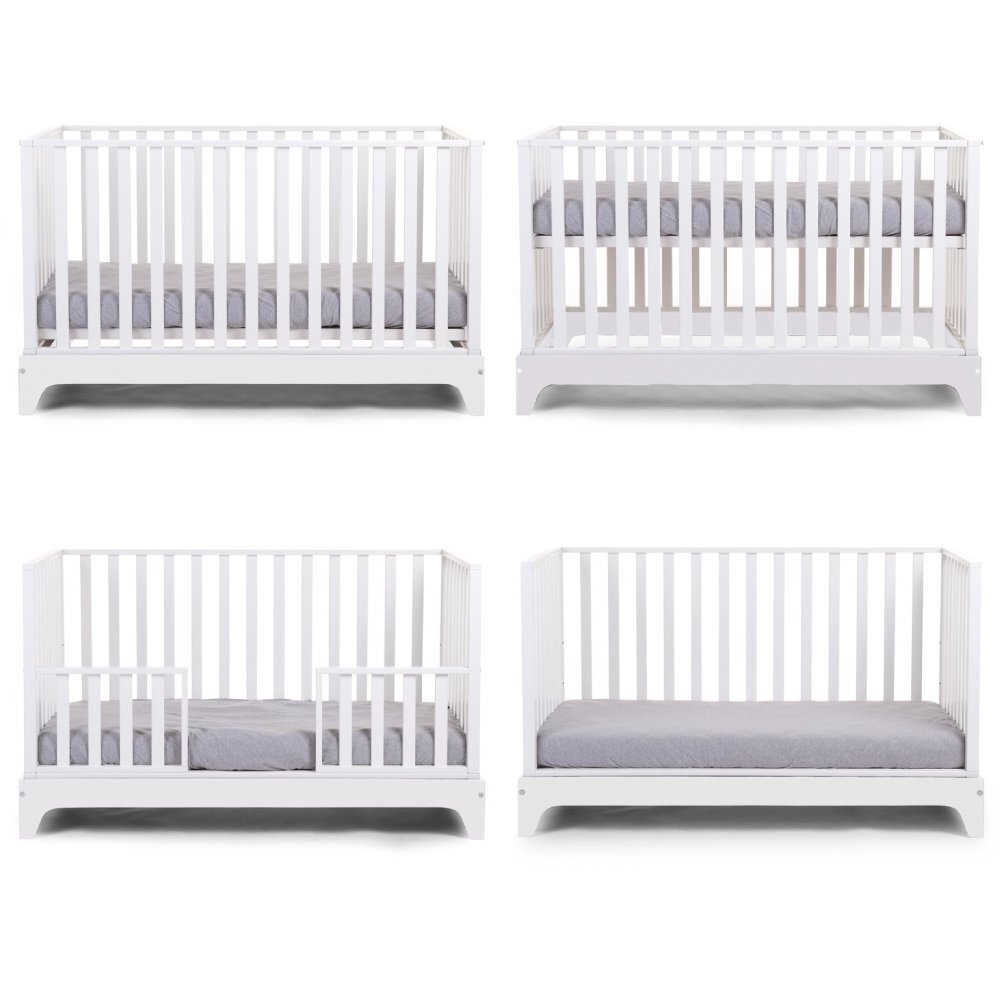 Childhome Patut Ref 17 cu laterala detasabila 70x140 cm MDF alb