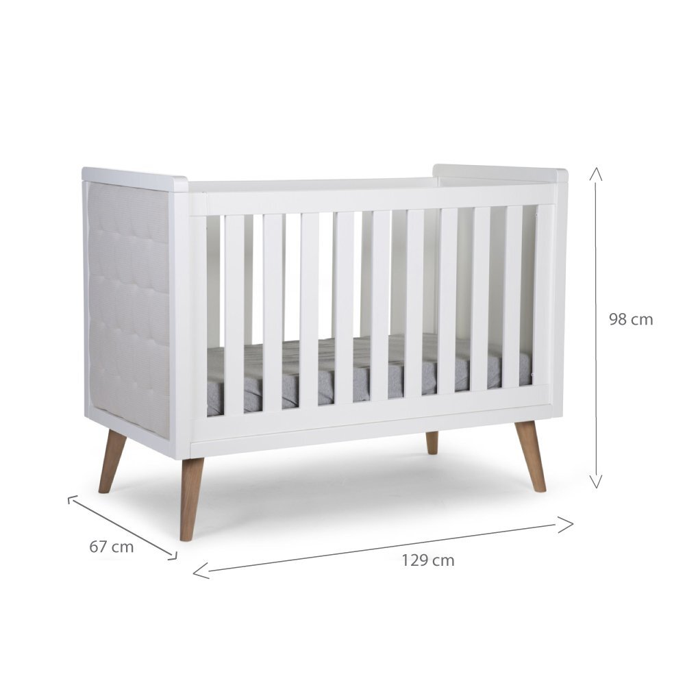 Childhome Patut Retro Rio 60x120 cm Mdf Alb