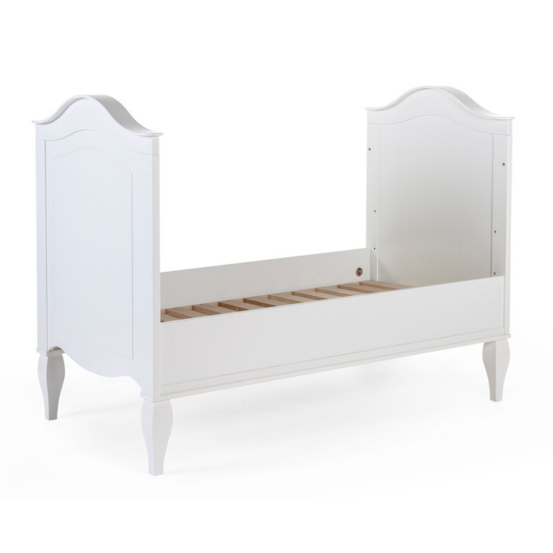 Childhome Patut Romantic White 70x140 cm MDF pin alb