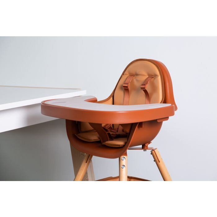 Childhome Perna scaun de masa Evolu aspect piele Maro