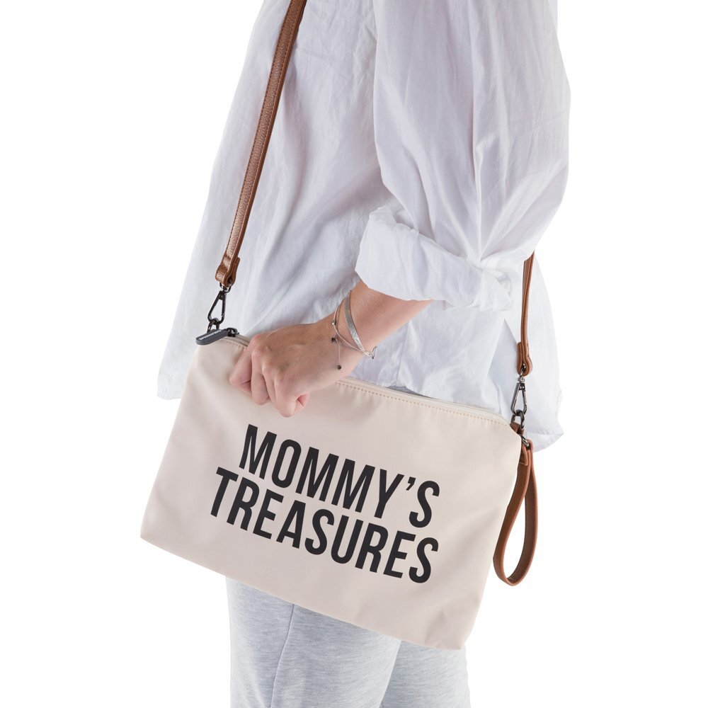 Childhome Poseta Mommy Clutch 33x23 cm alb