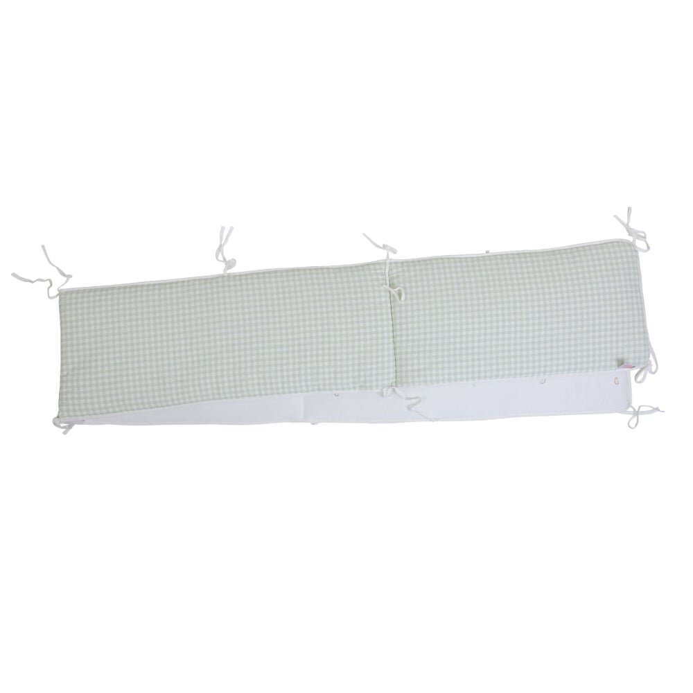 Childhome Protectie patut 35x340 cm jerse muselina verde