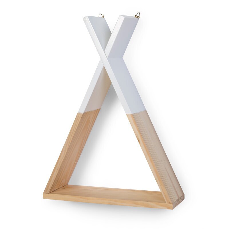 Childhome Raft de perete Tipi lemn naturalalb