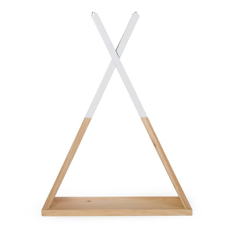 Childhome Raft de perete Tipi lemn naturalalb