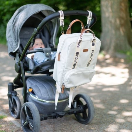 Childhome Rucsac de infasat Family Club Signature alb