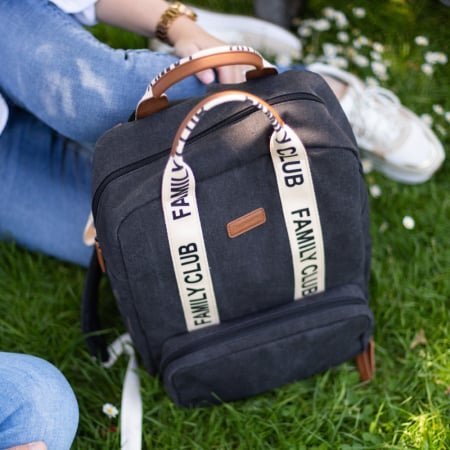 Childhome Rucsac de infasat Family Club Signature negru