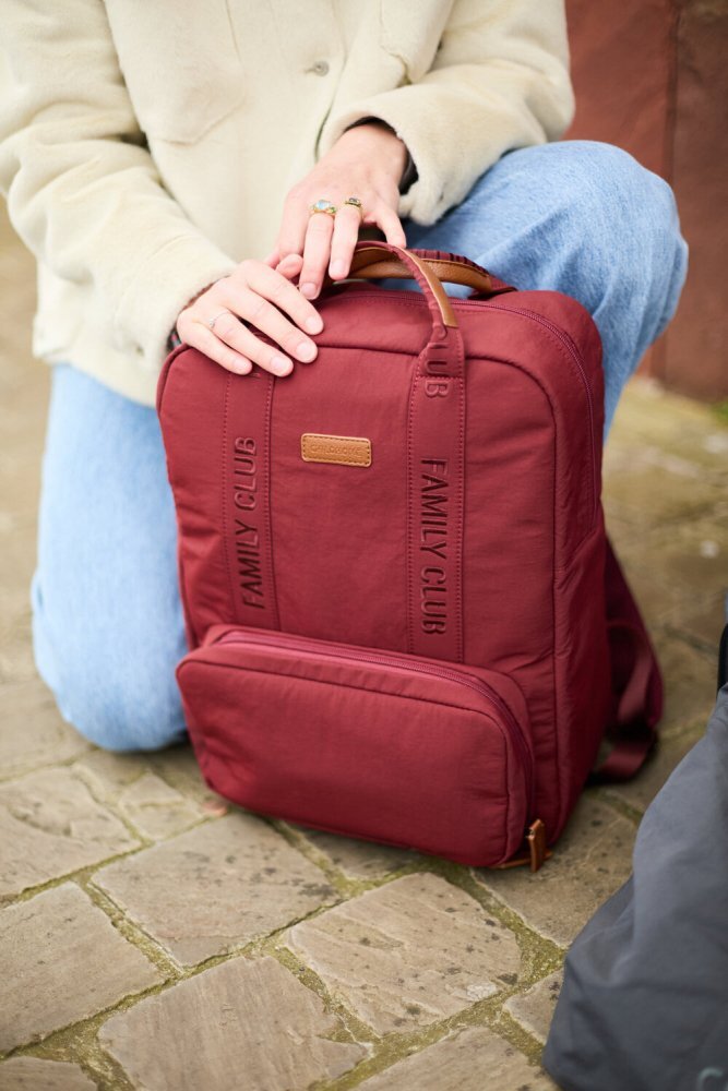 Childhome Rucsac Family Club Signature Urban Dark Burgundy
