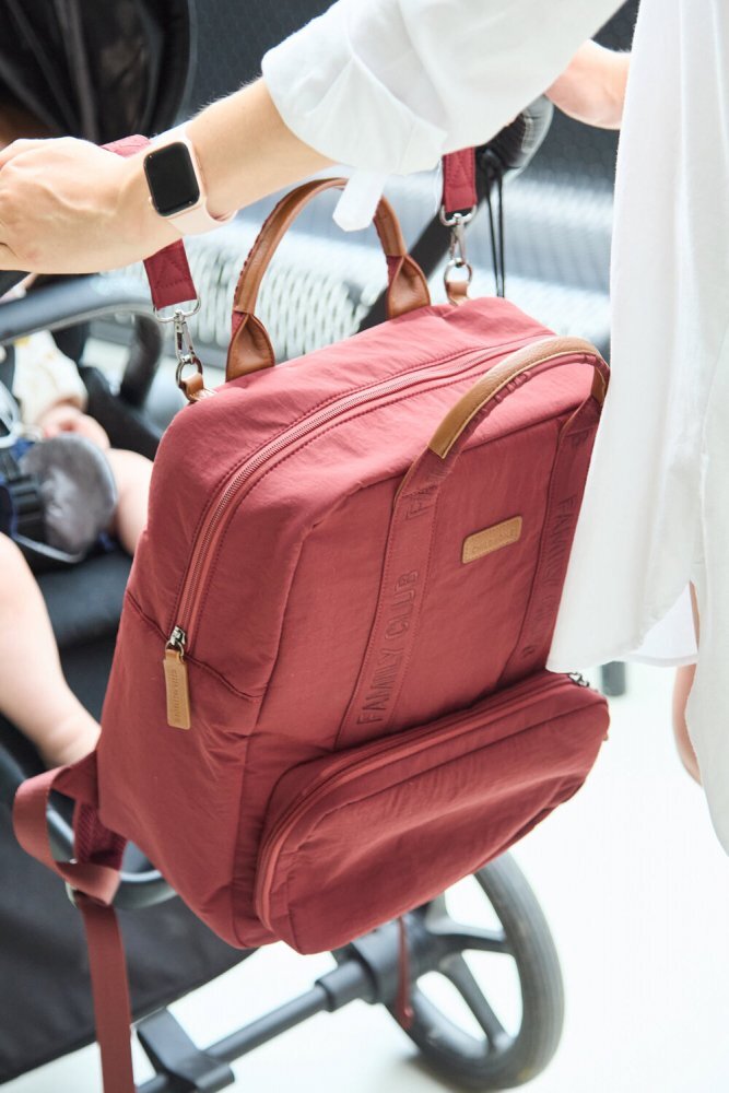 Childhome Rucsac Family Club Signature Urban Dark Burgundy