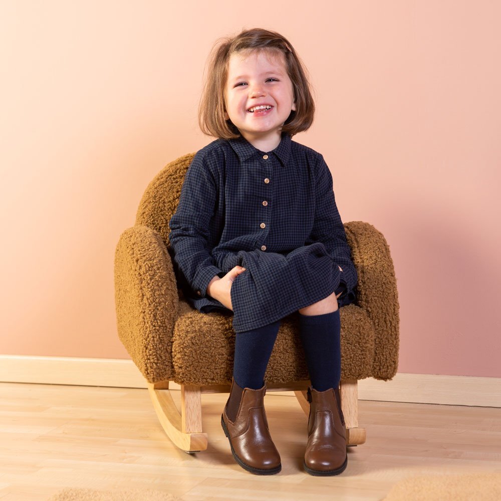 Childhome Scaun balansoar pentru copii Teddy