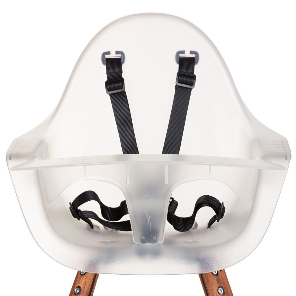Childhome Scaun de masa reglabil in inaltime Evolu 2 natural inchisalb transparent