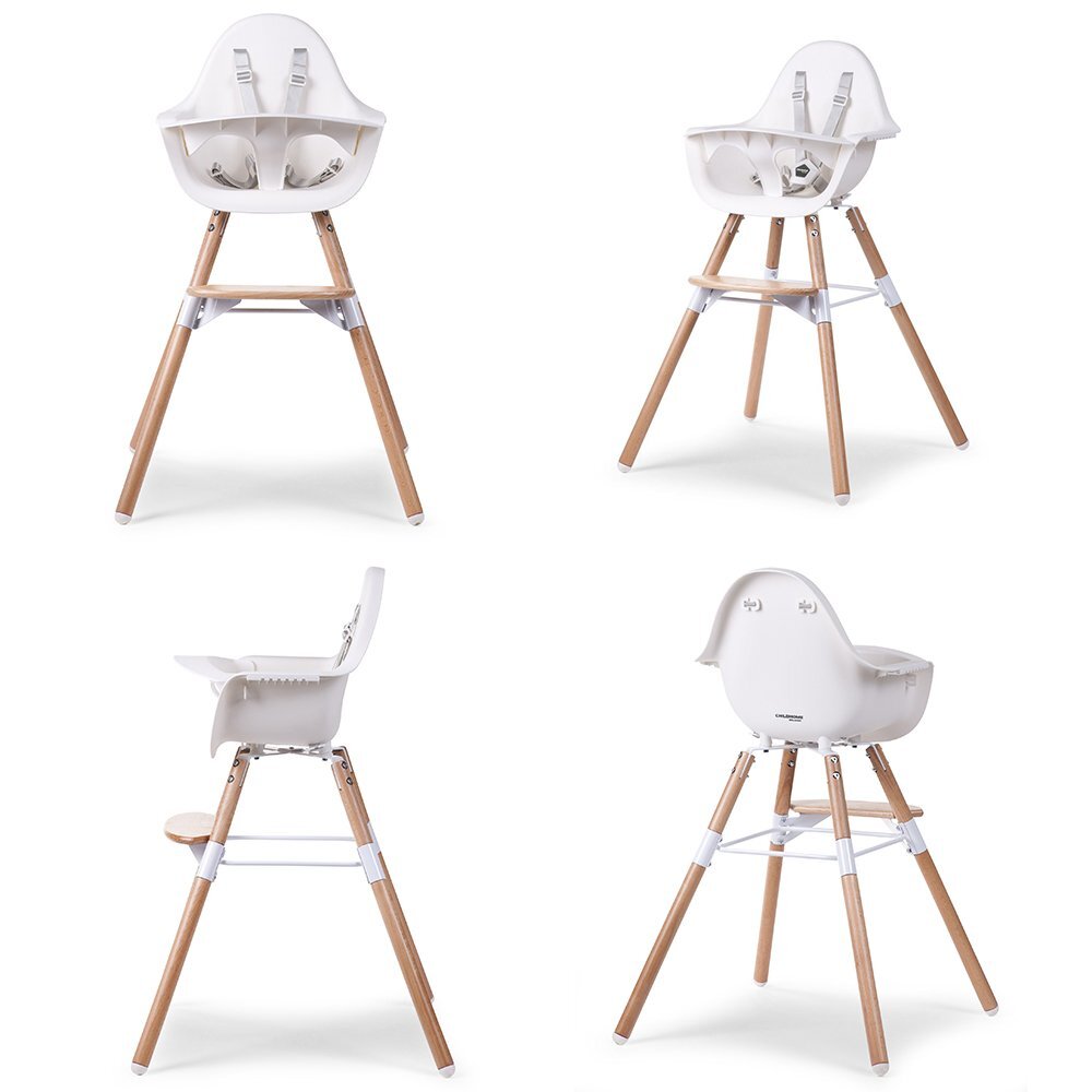 Childhome Scaun de masa reglabil in inaltime Evolu 2 naturalalb