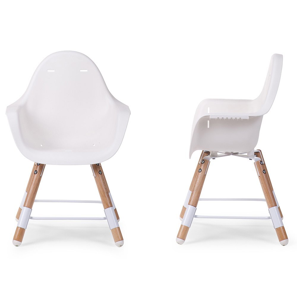 Childhome Scaun de masa reglabil in inaltime Evolu 2 naturalalb
