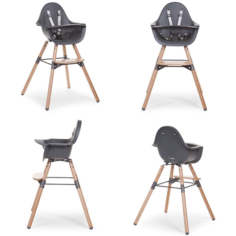 Childhome Scaun de masa reglabil in inaltime Evolu 2 naturalantracit