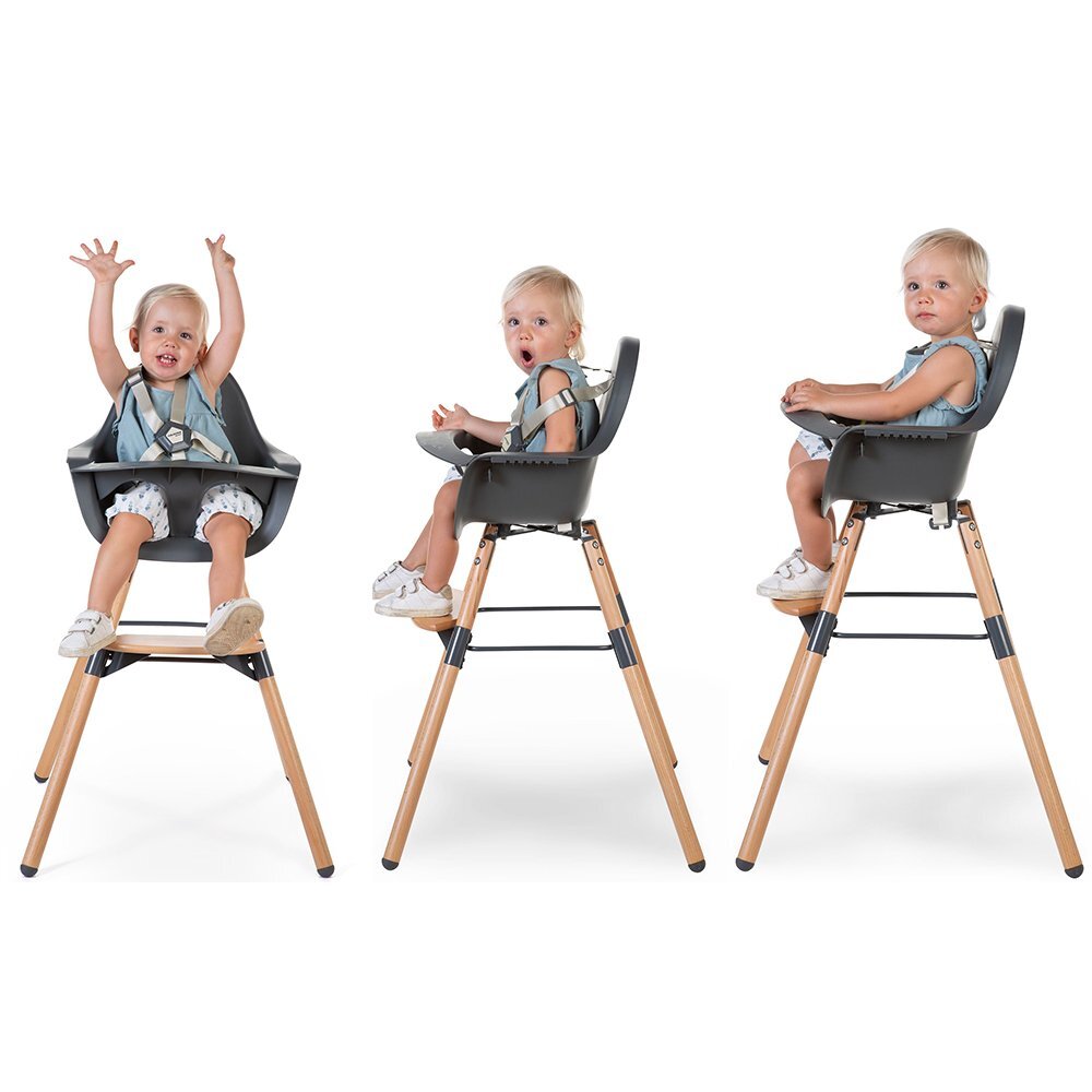 Childhome Scaun de masa reglabil in inaltime Evolu 2 naturalantracit