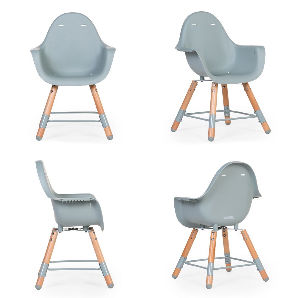 Childhome Scaun de masa reglabil in inaltime Evolu 2 NaturalMenta
